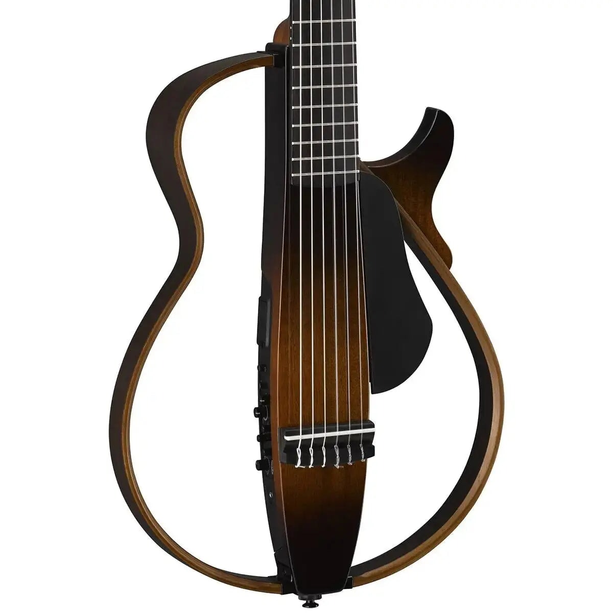 Yamaha SLG200N-TBS Silent Nylon String Guitar – Tobacco Brown Sunburst (2023) Electric Guitar Yamaha Art of Guitar