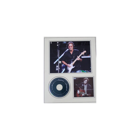 Eric Clapton - Autographed Framed Display Art of Guitar