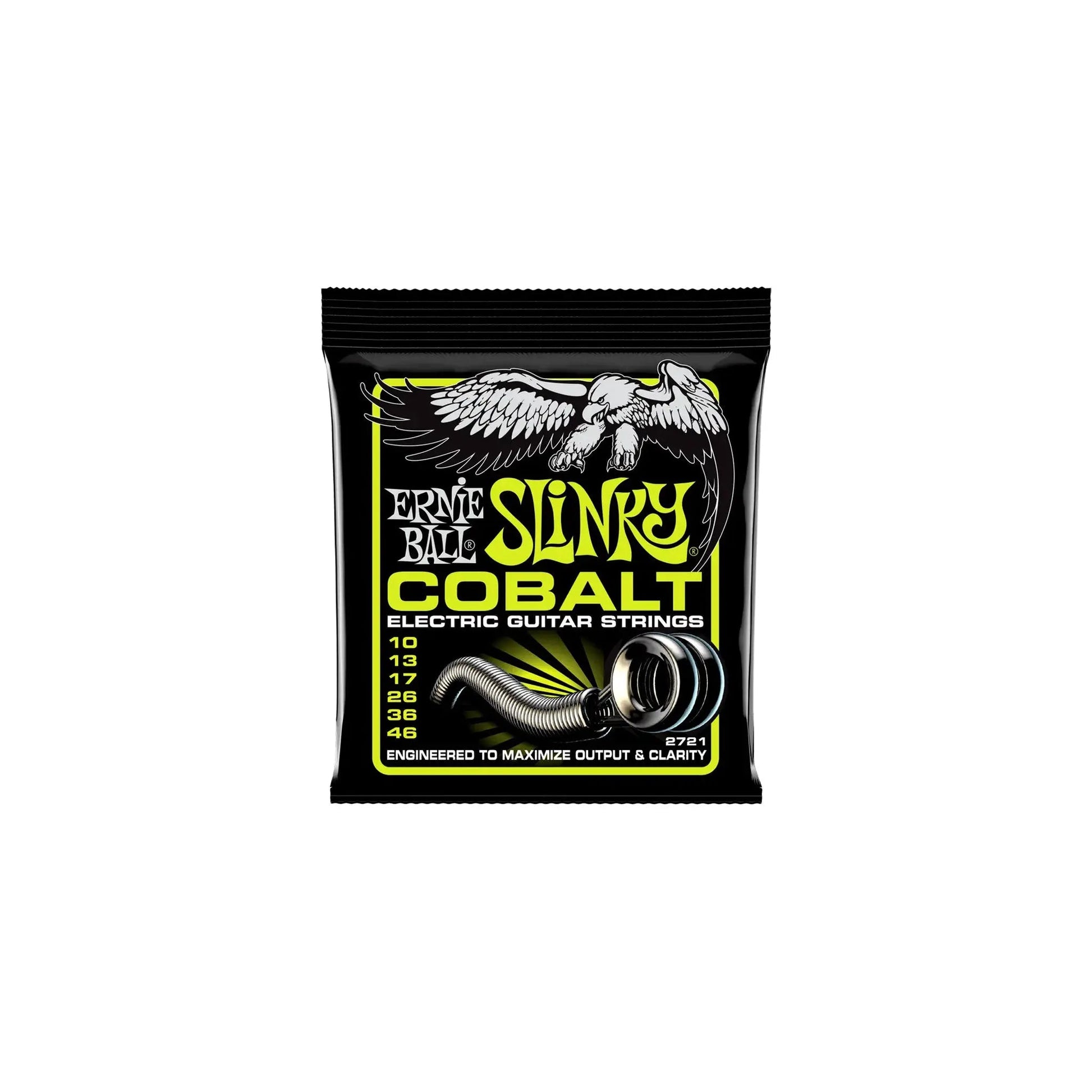 Ernie Ball Regular Cobalt Slinky Electric Guitar Strings 10-46 ernie ball