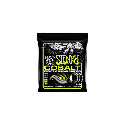 Ernie Ball Regular Cobalt Slinky Electric Guitar Strings 10-46 ernie ball