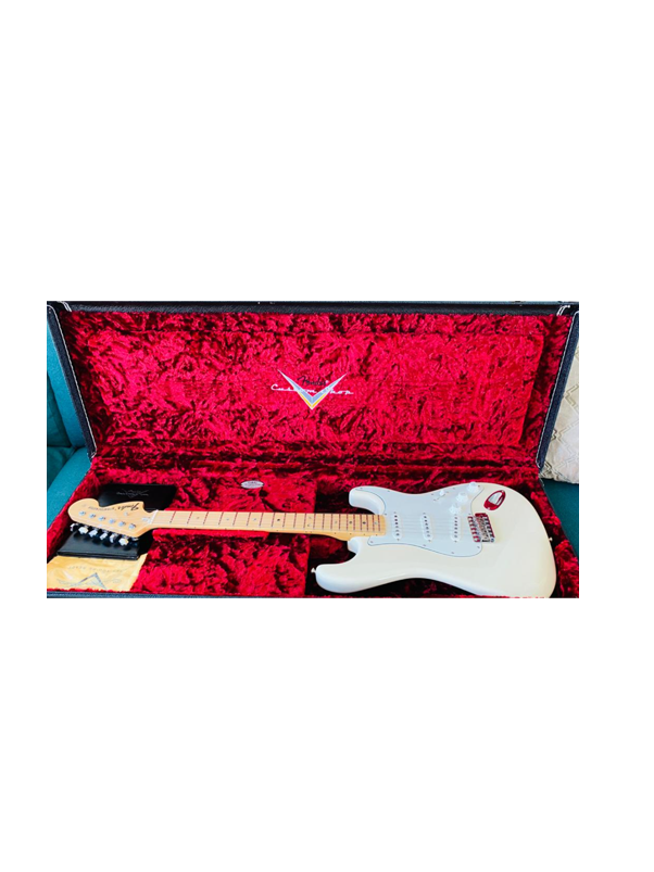 Fender - Custom Shop Masterbuilt  (Todd Krause) Robin Trower Strat Olympic White Art of Guitar