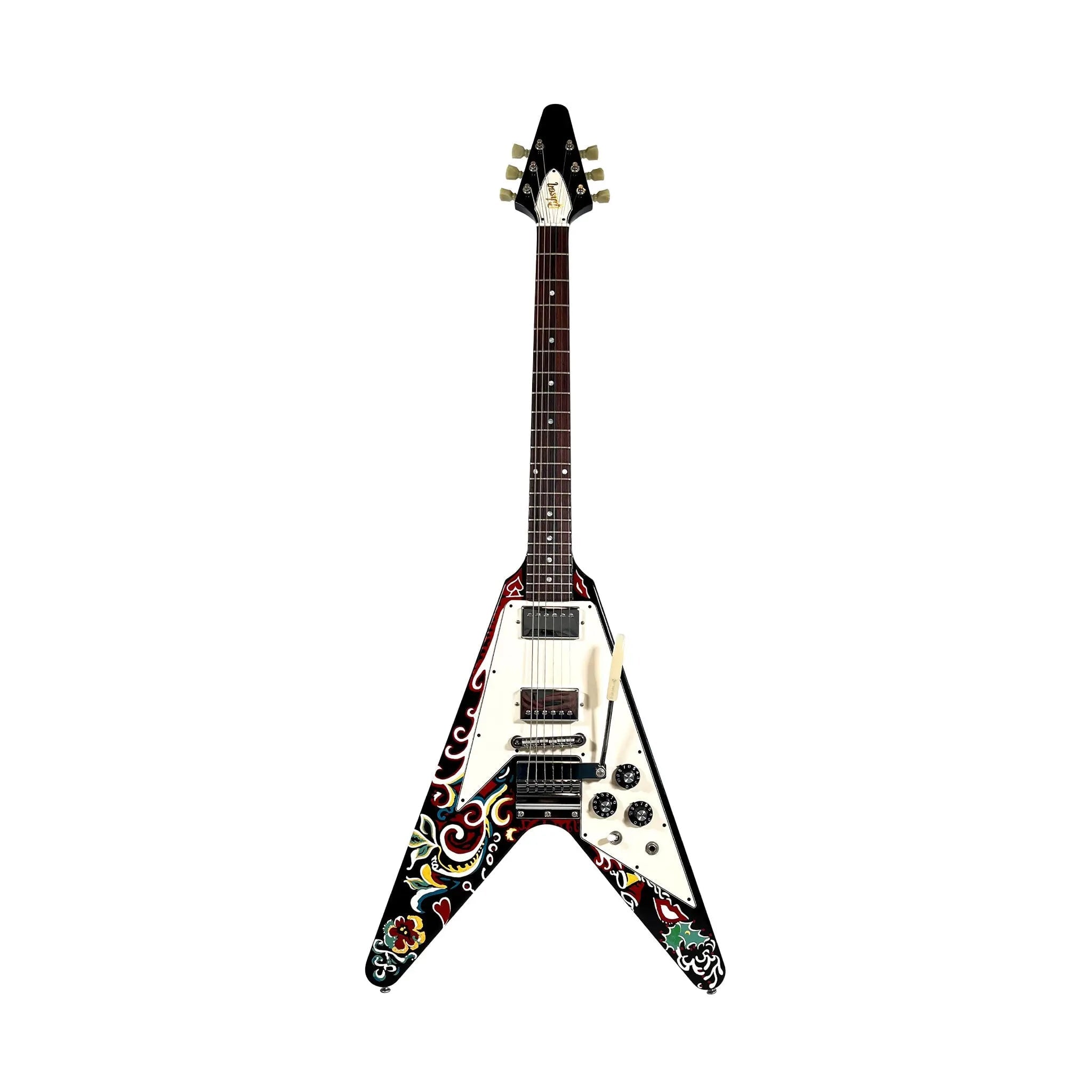 Gibson Jimi Hendrix Psychedelic Flying V Electric Guitar - Art Of Guitar –  Art of Guitar