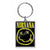 Nirvana Smiley Logo Collectable Metal Ring Keychain CAVO