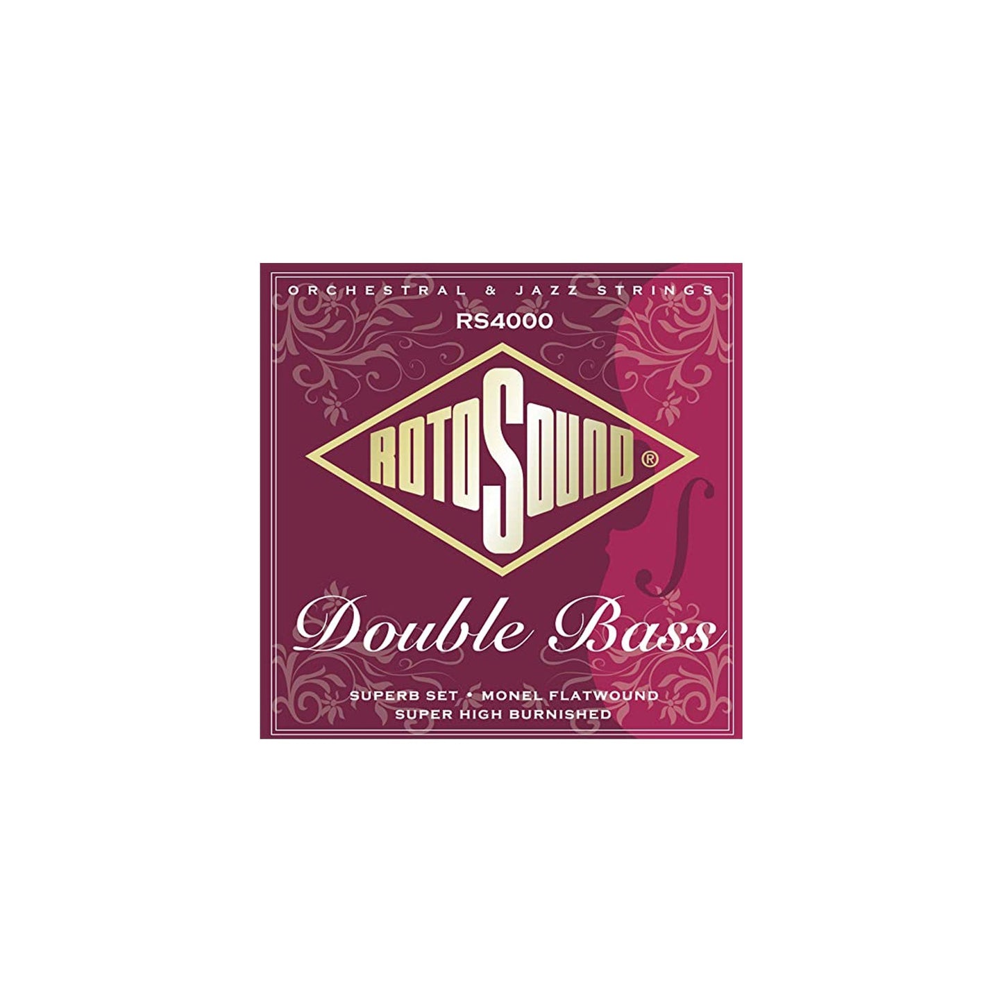 Rotosound RS(4000M Superb Nylon/Monel Flatwound Double Bass Set Frederick Export