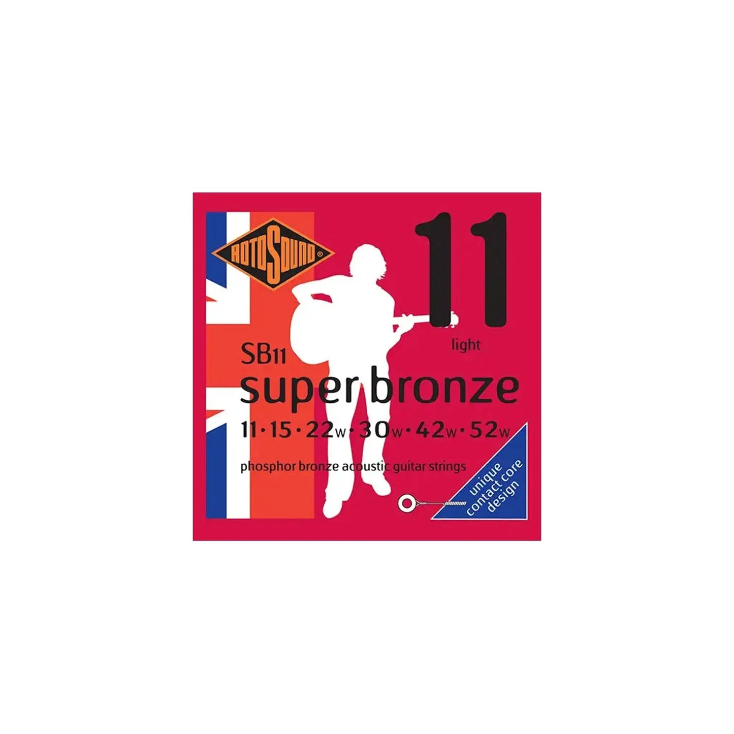 Rotosound Super Bronze Acoustic Light 11-52 Frederick Export