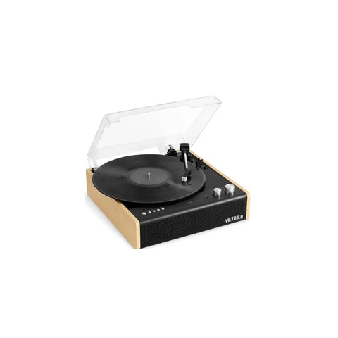 Victrola The Eastwood Bamboo VTA-72 Bluetooth Vinyl/Turntable Music Centre CAVO
